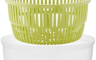 Le panier vert de cette essoreuse à salade Moulinex Classic K1690104 nous bluffe
